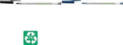 Produktbild von BiC Kugelschreiber ECOlutions Round Stic - 0,4 mm, blau