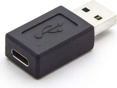Produktbild von System-S USB Typ A 3.0 Stecker zu USB Typ C 3.1 Buchse Adapter