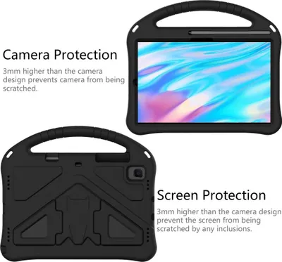 Produktbild von Samsung Galaxy Tab S6 Hülle - Stoßfeste Kinderhülle - Schwarz