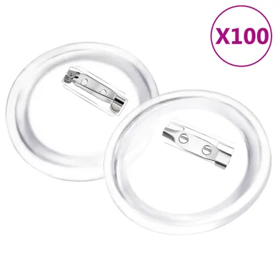 Immagine prodotto di vidaXL Set di bottoni con spillo 100 pz. Acrilico 58 mm