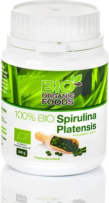 Obrázok produktu pre SPIRULINA PLATENSIS(250 mg) 1200 TABLETY -BIO POTRAVINY