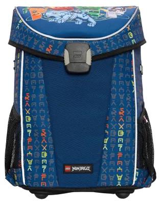 Produktbild von Lego Ninjago Schulranzen 1. Klasse in Blau Ninja Schultaschen Set 3-teilig mit Federmäppchen