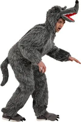 Produktbild von O7535 Wolf Wolfsoverall Wolfskostüm Gr.Körpergröße 160-175 cm