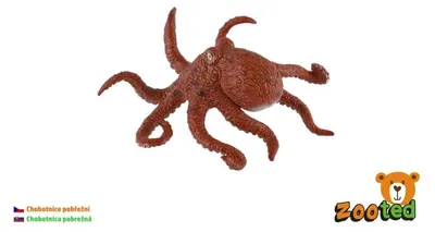 Productafbeelding van Figuurtje ZOOTED, kustoktopus, 8 cm, Teddies