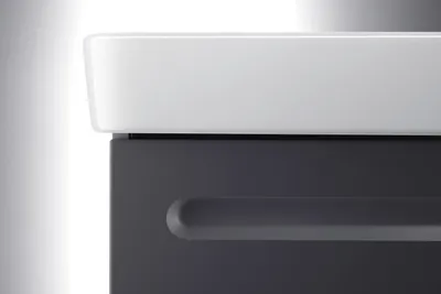 Produktbild von Duravit No.1 Waschtischunterbau wandhängend, 1 Auszug, 540x426x478mm, mit Siphonausschnitt und Innenschubkasten, N14381049490000