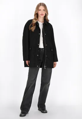Image de Manteau pour femme SAPORTA - noir, taille L
