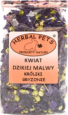 Zdjęcie produktu dla Kwiat Czarnej Malwy dla Królików i Gryzoni – Naturalne Wsparcie Zdrowia i Witalności 20g
