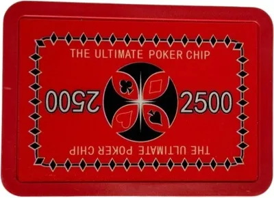Produktbild von Ultimate Poker Plaque 16g – Wert 2500 – 10 Stück.