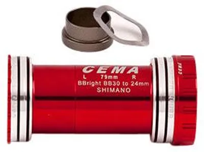 Produktbild von Cema Bracketas Bbright42 int. Sram gxp-keramic-rot