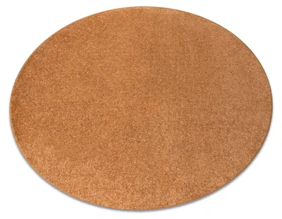 Image de TAPIS cercle SANTA FE or 80 plaine couleur unie jaune cercle 100 cm