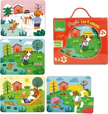 Produktbild von Vilac 2641, 24 Stück(e), Tiere, 2 Jahr(e)