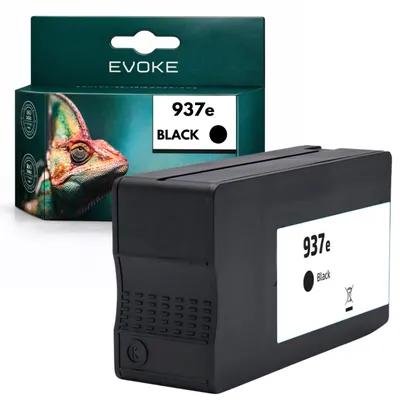 Immagine prodotto di Cartuccia compatibile con la stampante HP 937e 4S6W9NE, colore nero, capacità 50 ml, resa di 2.500 pagine, compatibile con i modelli 9110b, 9120b, 9130b e 9720e, Immagine generata dall'IA
