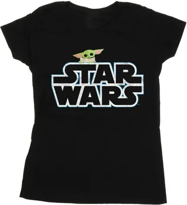 Produktbild von Star Wars - "The Mandalorian The Child" T-Shirt für Damen BI43190 (XXL) (Schwarz)