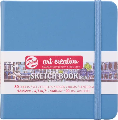 Zdjęcie produktu dla Royal Talens 9314214M ROYAL TALENS Szkicownik Art Creation, 120 x 120 mm, niebieski