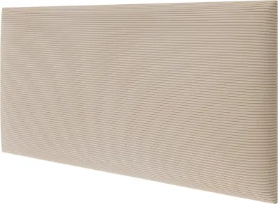 Image de Panneau mural insonorisant STEGU mollis Cordia en tissu cordé, couleur vanille, 60 x 30 cm