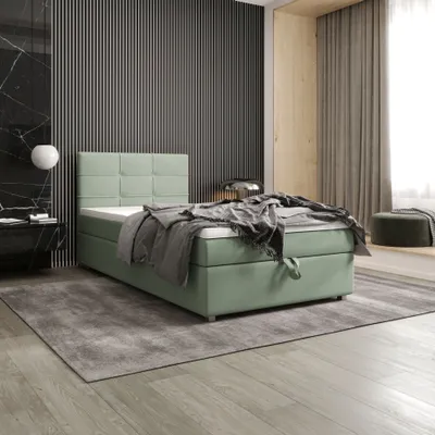 Obrázek produktu pro Jednolůžková postel 120x200 STIG 7 s úložným prostorem - mátová