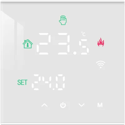 Productafbeelding van Slimme Thermostaat, WiFi kamerthermostaat, programmeerbare temperatuurregelaar, afstandsbediening en spraakbesturing