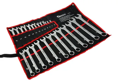 Immagine prodotto di Set chiavi combinate ,chiavi inglesi, professionali,chiavi anello e forchetta in acciaio Cr-V ,6–32 mm, 25 pezzi