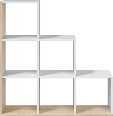Produktbild von Regal - Bibliothek Weiß 28x108x110h cm