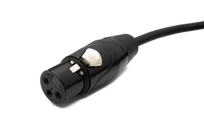 Immagine prodotto di SYSTEM-S cavo audio 2 m XLR 3 pin maschio a femmina adattatore nero