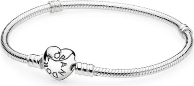 Produktbild von Pandora Moments hadí náramek se srdíčkovou sponou 590719 Dámský náramek, velikost náramku:16cm