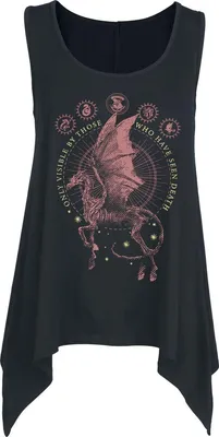 Produktbild von Harry Potter Top Damen Thestral schwarz L