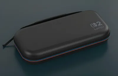 Produktbild von PowerA NSCS0552, Hartschalenkoffer, Nintendo, Schwarz, Nintendo Switch 2, Reißverschluss