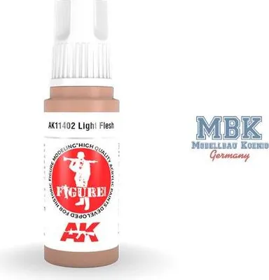 Produktbild von AK Interactive AK11402 - Light Flesh 17ml - Neu