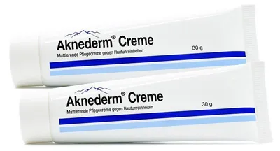 Produktbild von AKNEDERM Creme 2X30g PZN 17212249