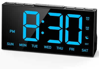 Produktbild von GOLOZA Wecker Digital, LED digital Uhr mit Großen Zahlen, Auto Dimmer