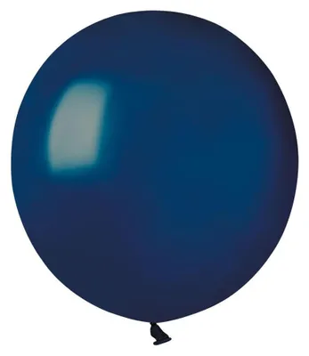 Obrázek produktu pro Balónek latexový 48 cm - NÁMOŘNICKÝ MODRÝ - 1KS