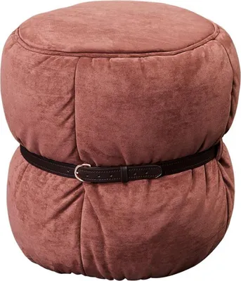 Image de Tabouret design Pouf Salon Designer Rond Tabouret de pied moderne Pufa Textile