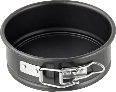 Produktbild von Zenker Springform Ø 12 cm SPECIAL - MINI, kleine Backform mit Flachboden aus Stahlblech, runde Kuchenform mit Antihaftbeschichtung (Farbe: Schwarz)