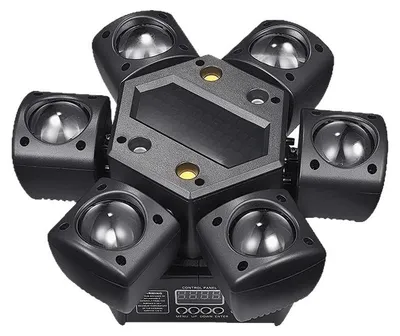 Immagine prodotto di Luci da palcoscenico, potenza 80 W, controllo DMX, rosso, verde e blu, spina UE