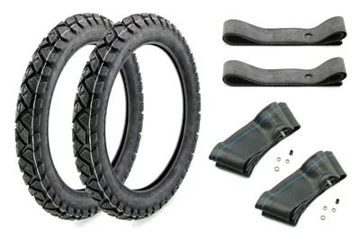 Produktbild von 6-teiliges Set Vee Rubber Reifen VRM185 2,75 x 16 Zoll 46M TT + Schläuche + Felgenbänder für Simson