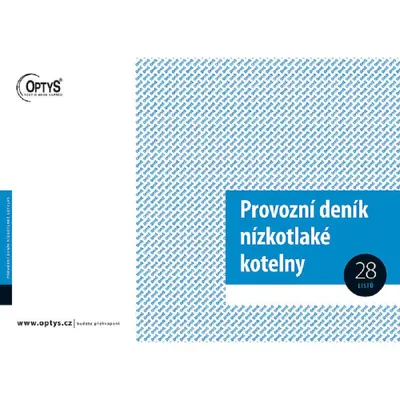 Obrázok produktu pre Denník nízkotlakových kotlov, A4, 28 listov