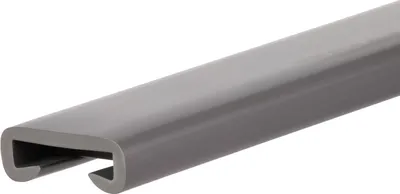Produktbild von QUEST Handlauf PVC 8x40mm, 1m, Treppenhandläufe PREMIUM, Kunststoffhandlauf, dunkles Grau