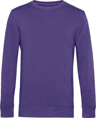 Produktbild von B&C - "Organic" Sweatshirt für Herren BC4691 (3XL) (Kräftiges Violett)