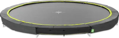 Produktbild von EXIT Silhouette Sporttrampolin ø427cm, Bodentrampolin, Rund, für Kinder, Schwarz