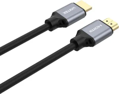 A close-up shot of two HDMI cable connectors.