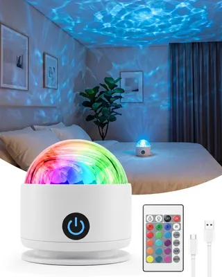 Produktbild von LED Sternenhimmel Projektor mit 16 Farben,Wiederaufladbarer Aurora Lampe