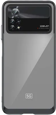 Zdjęcie produktu dla Etui Outer Space do Xiaomi Poco X4 Pro 5G, z elastyczną ramką, czarne