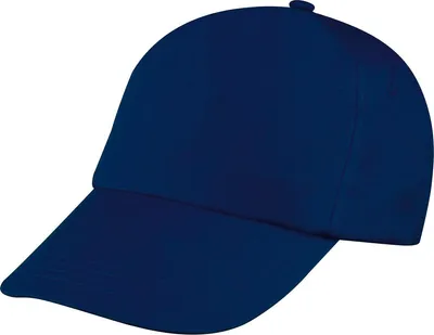 Produktbild von Baumwoll Basecap 5 Panel / Farbe: dunkelblau