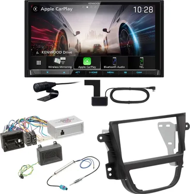 Produktbild von Kenwood DMX8021DABS Android Auto CarPlay Bluetooth Einbauset für Opel Mokka A