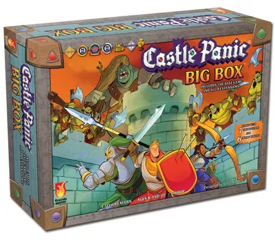 Zdjęcie produktu dla Castle Panic Big Box - 2nd. Edition – Gra planszowa – Fireside Games – 1-6 graczy – 10+