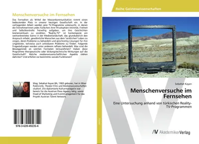 Produktbild von Menschenversuche im Fernsehen
