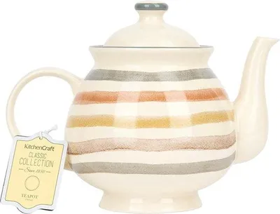 Zdjęcie produktu dla Ceramiczny dzbanek do herbaty 1,4 l, 22 cm, wielokolorowy