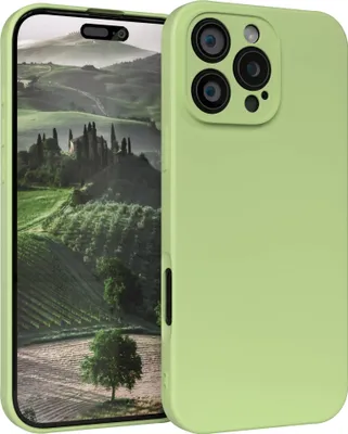 Produktbild von EAZY CASE - TPU Hülle für Apple iPhone 16 Pro Max, TPU Case stoßfeste Handyhülle, weiches Cover mit Kameraschutz, Silikonhülle in Grün