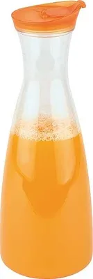 Produktbild von APS Karaffe / Kanne /// Ø 11 cm, H: 30 cm, 1,6 Liter /// Karaffe aus PC /// Verschluss aus PP, orange /// 10773