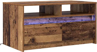 Produktbild von Couchtisch mit Schubladen Altholz 90 x 50 x 45 cm Holzwerkstoff